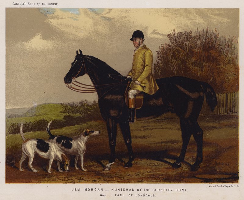 Jem Morgan, Huntsman of the Berkeley Hunt, Temp, Earl of Lonsdale av English School