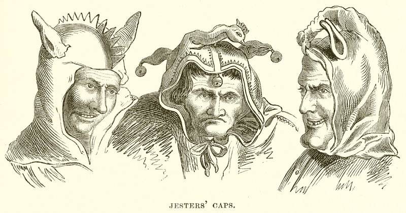 Jesters Caps av English School
