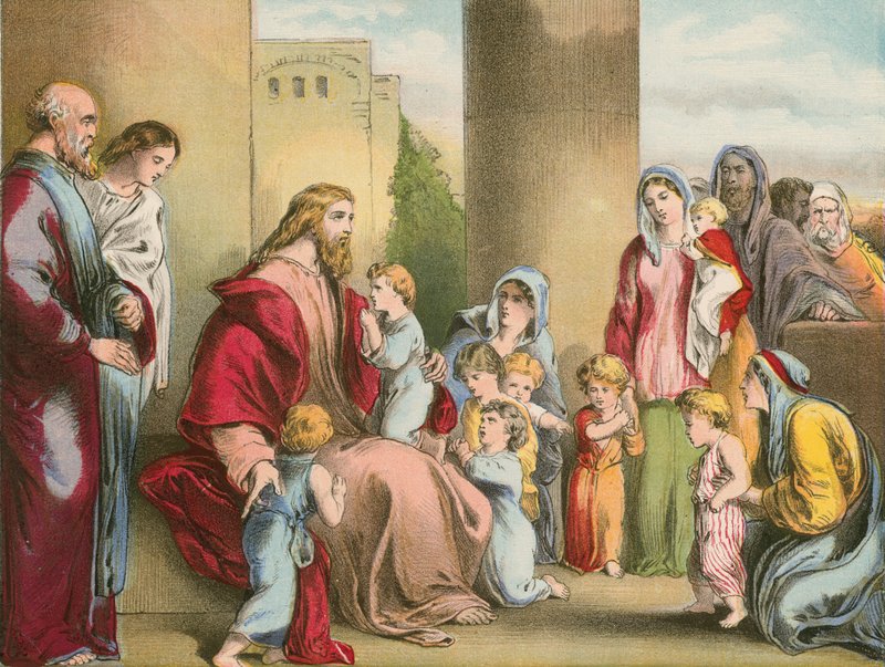Jesus og de små barna av English School