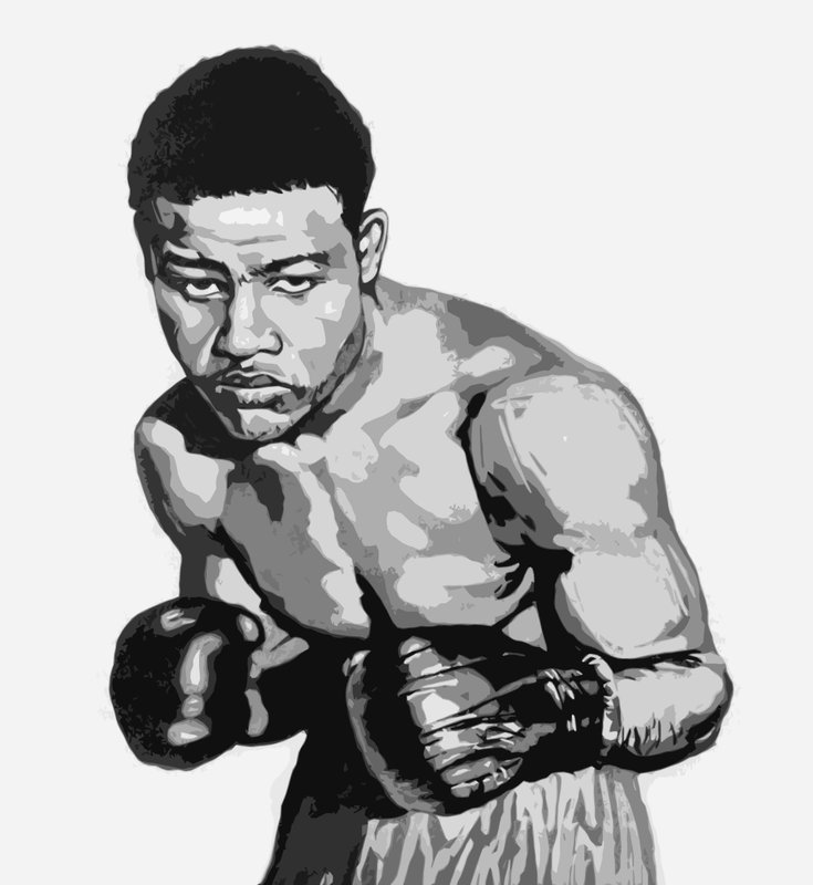 Joe Louis, verdensmester i tungvekt i elleve år av English School