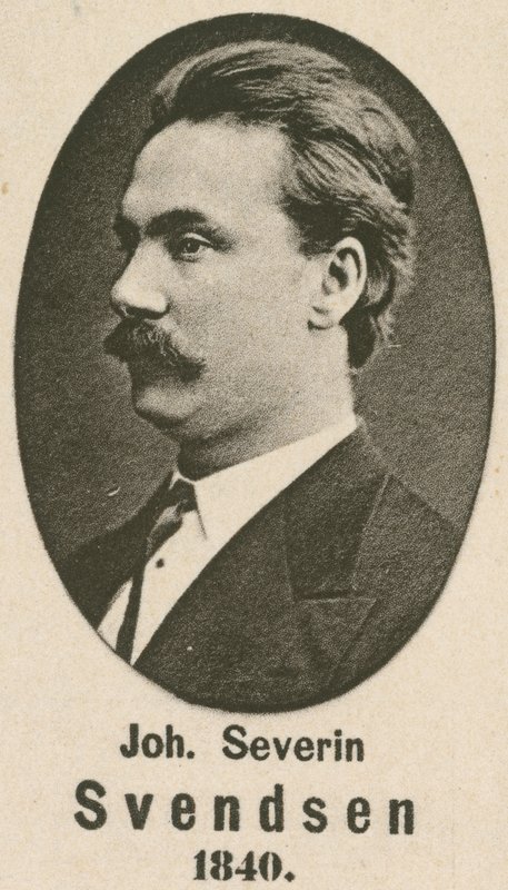 Johan Severin Svendsen (gravering) av English School