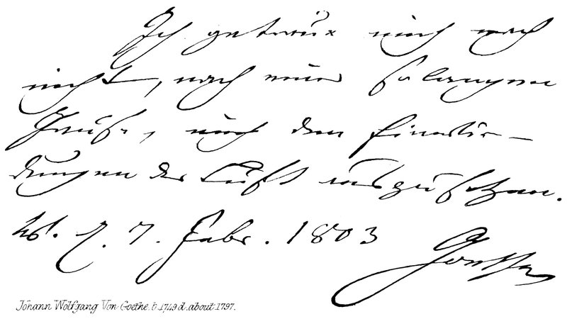 Johann Wolfgang von Goethe, f 1749, d ca 1797 av English School