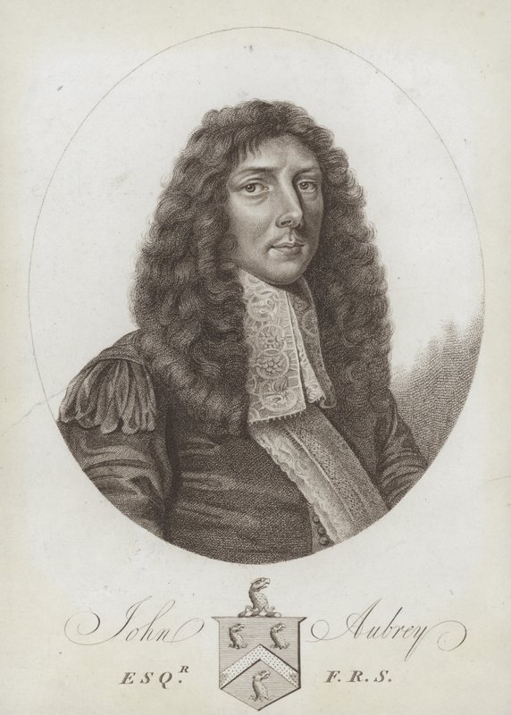 John Aubrey , engelsk antikvar, naturfilosof og forfatter av English School