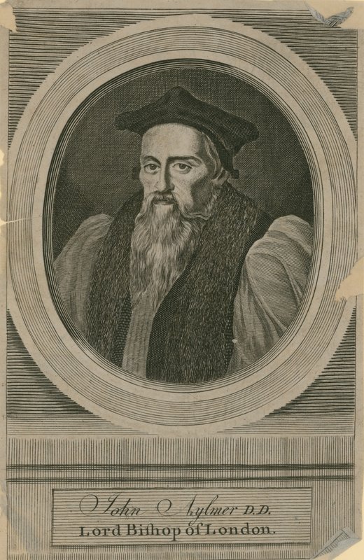 John Aylmer, Lord Bishop of London av English School