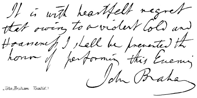 John Braham, (vokalist) av English School