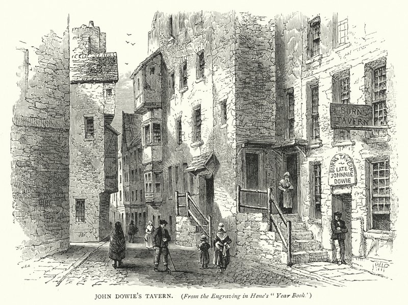 John Dowie's Tavern (gravering) av English School