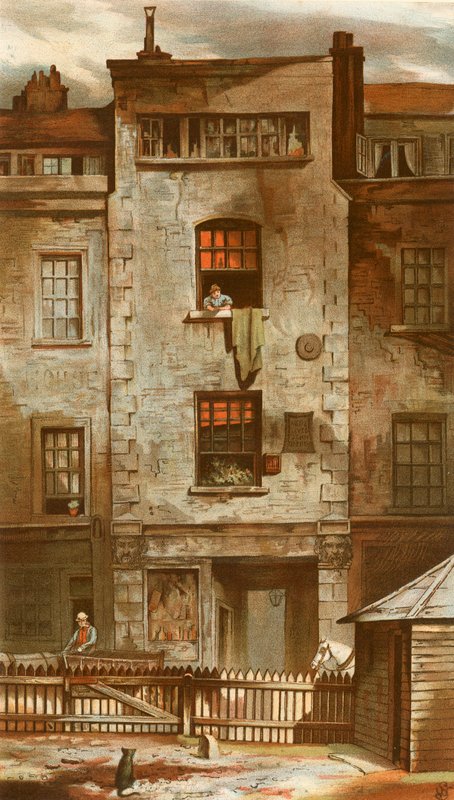 John Drydens House, i Fetter Lane av English School