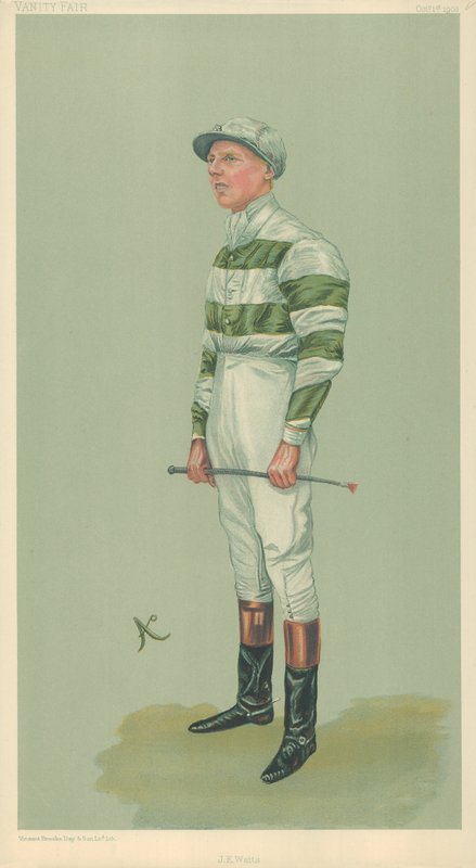 John E Watts, 1. oktober 1903, tegneserie Vanity Fair av English School