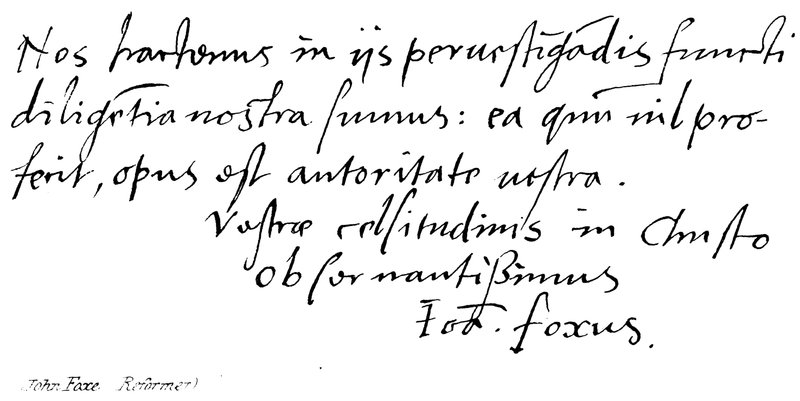 John Foxe, (reformator) av English School