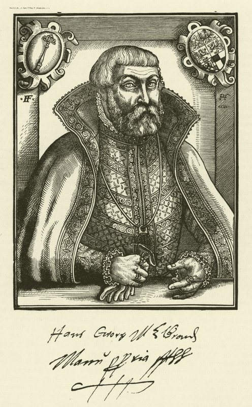John George, kurfyrst av Brandenburg av English School