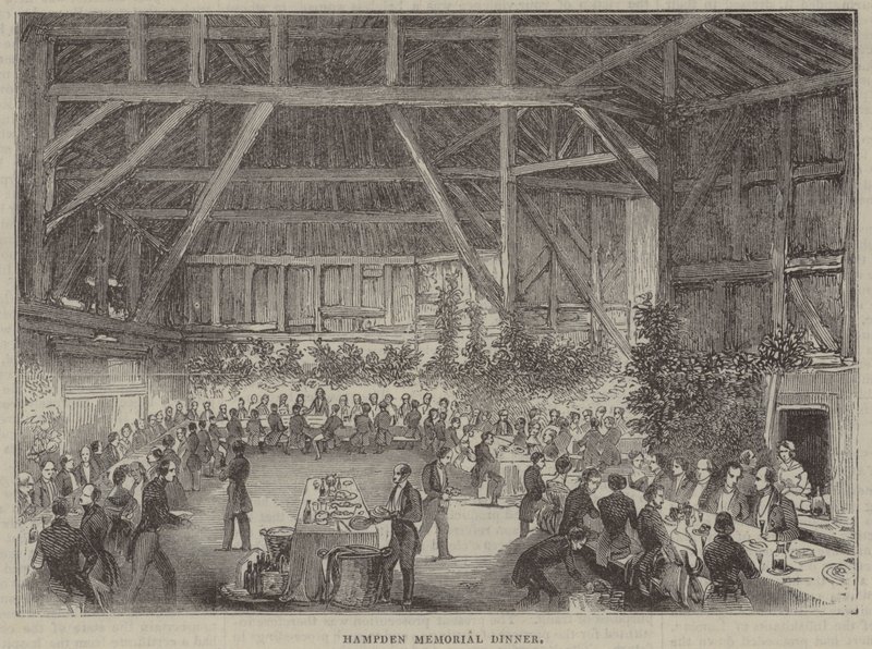 John Hampden Memorial Dinner, holdt i forbindelse med oppføringen av et monument over ham av English School