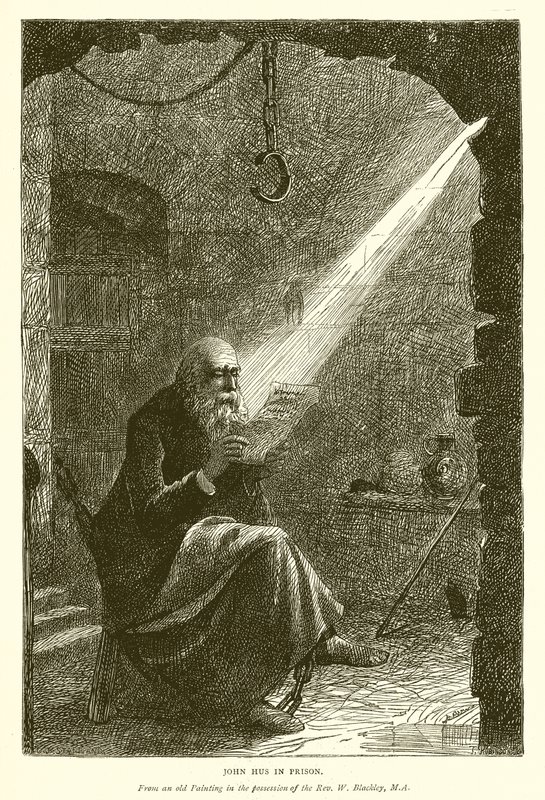 John Hus i fengselet av English School