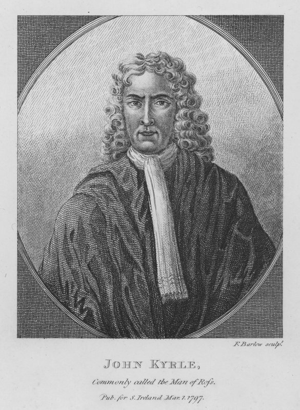 John Kyrle, kjent som Man of Ross, engelsk filantrop av English School