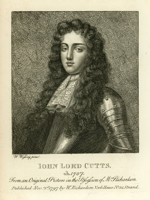 John Lord Cutts av English School