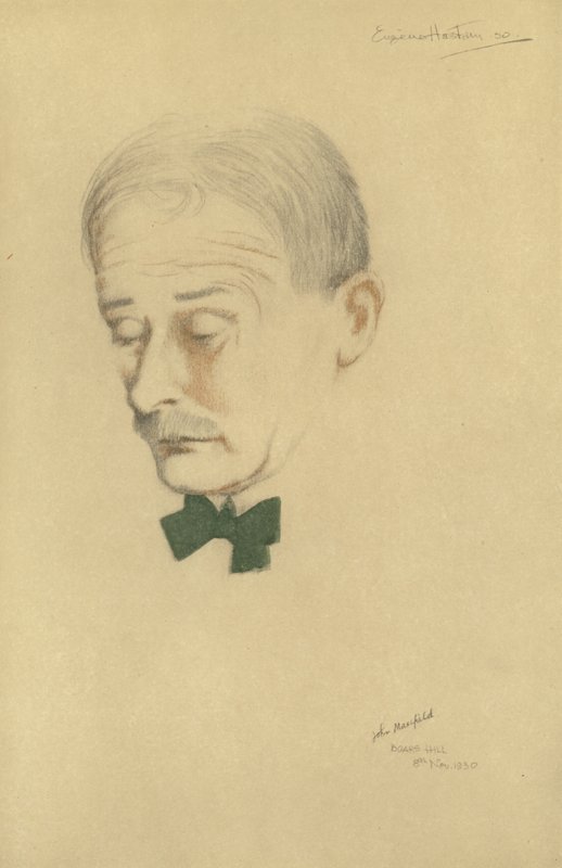 John Masefield , engelsk poet av English School