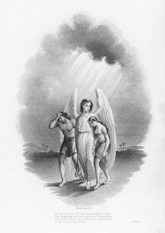 John Milton, Paradise Lost (gravering) av English School