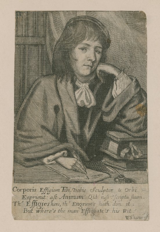 John Norton; frontispice til Scholars Vade Mecum, 1674 av English School