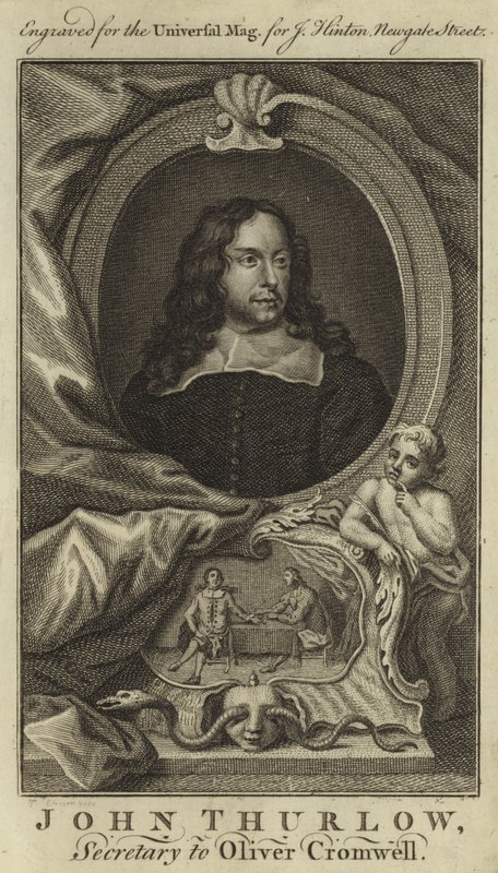 John Thurlow, sekretær for Oliver Cromwell av English School