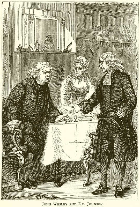 John Wesley og Dr. Johnson av English School