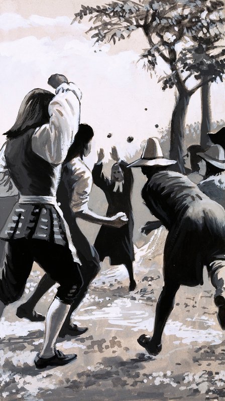 John Wesley, predikanten, var ikke alltid velkommen på møter av English School