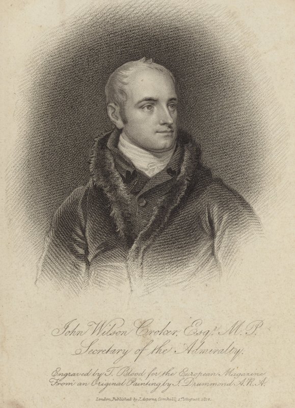 John Wilson Croker , irsk statsmann og forfatter av English School