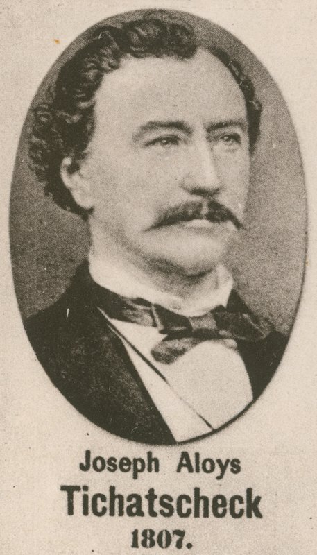 Josef Alois Tychaztskhetsk (gravering) av English School