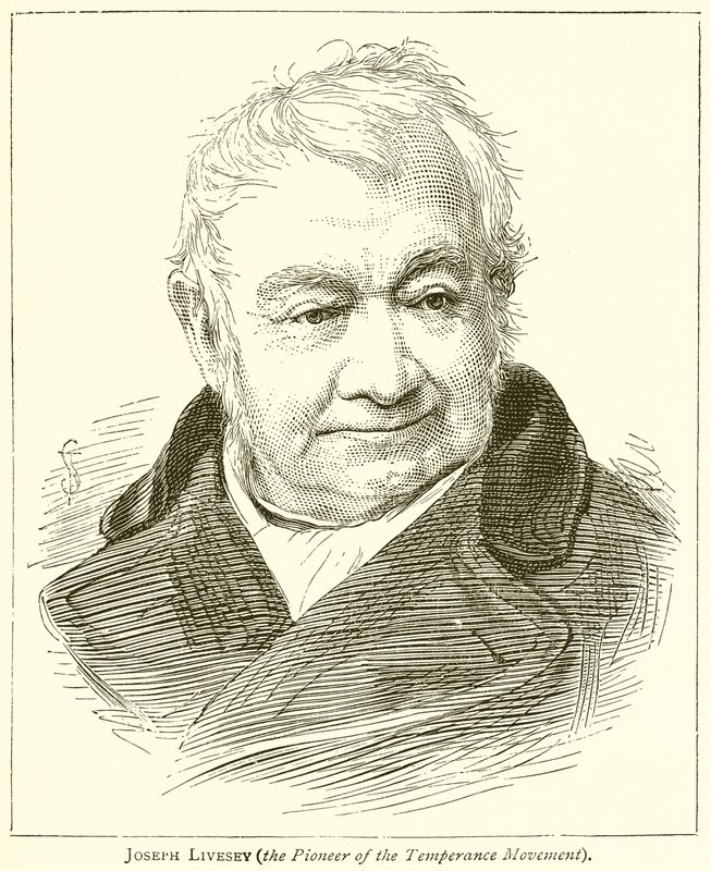Joseph Livesey (pioneren i Temperance Movement) av English School