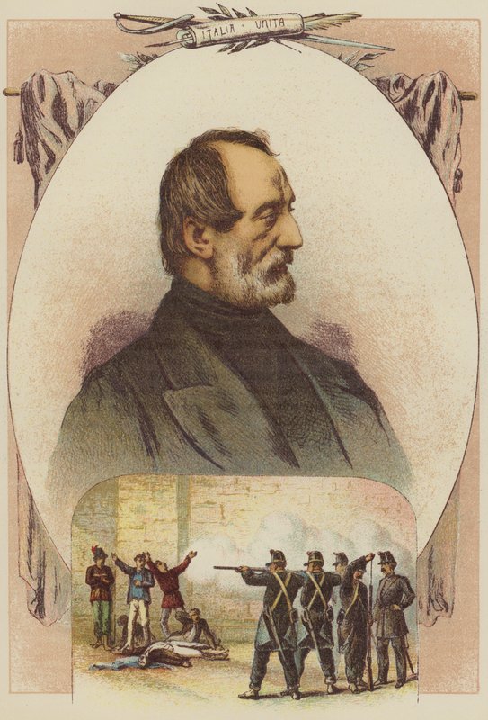 Joseph Mazzini, Citizens skutt for å ha lest Mazzini