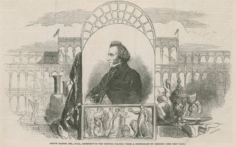 Joseph Paxton, arkitekt av Crystal Palace av English School