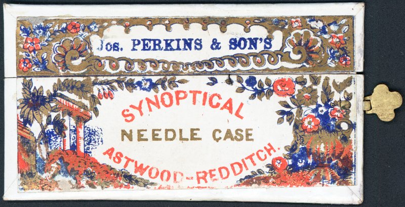 Joseph Perkins & Sons synoptisk nåleetui av English School