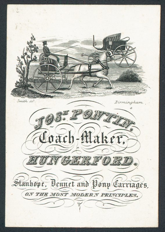Josiah Pontin, bussmaker, byttekort av English School