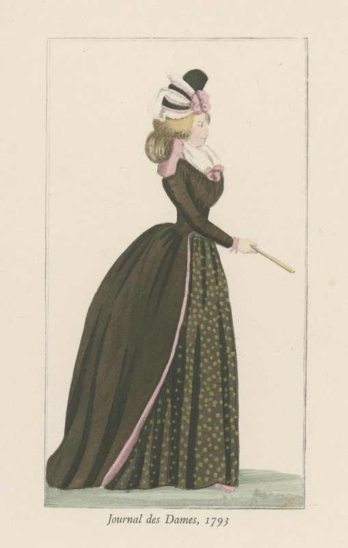 Dameblad, 1793 av English School