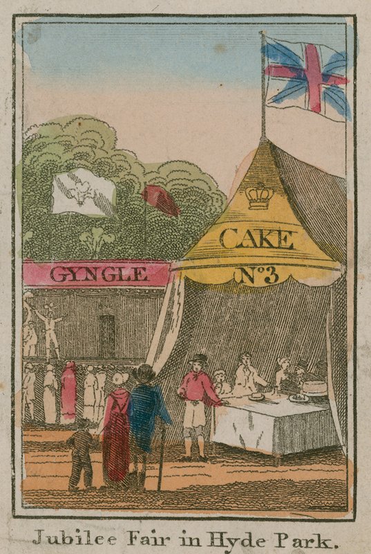 Jubileumsmessen i Hyde Park, 1814 av English School