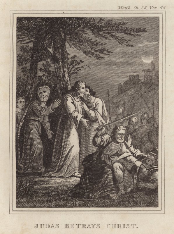 Judas forråder Kristus av English School