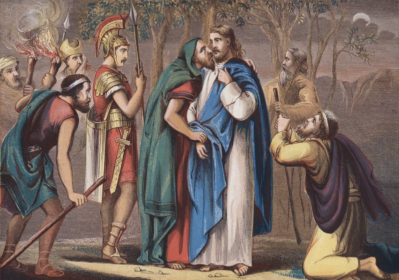 Judas forråder Kristus av English School
