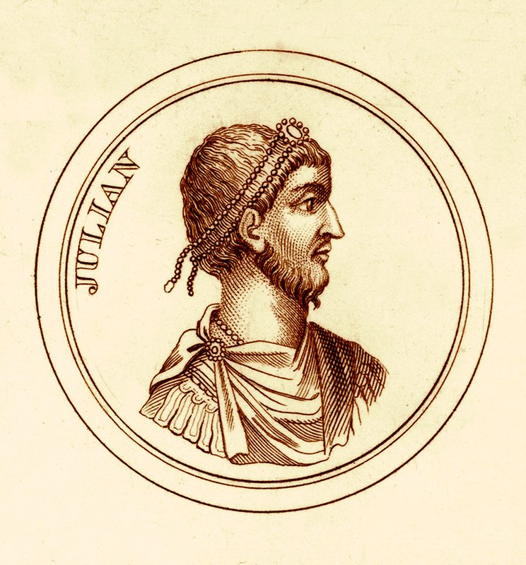 Julian, illustrasjon fra The Universal Historical Dictionary av George Crabb, utgitt 1825 (digitalt forbedret bilde) av English School