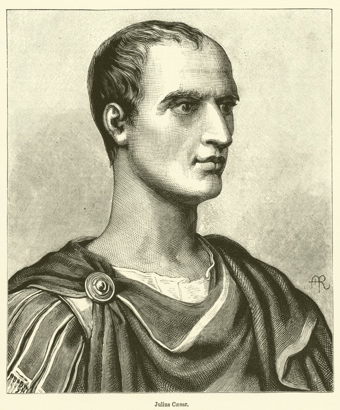 Julius Cæsar (gravering) av English School
