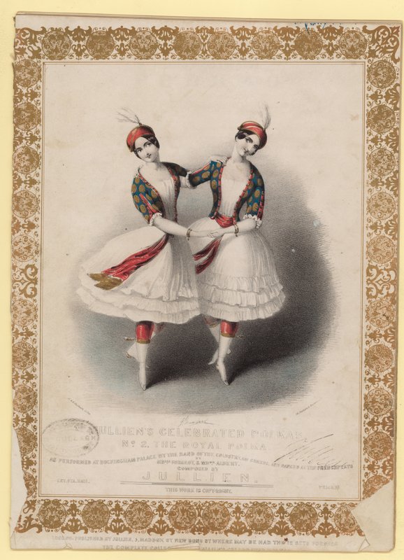 Julliens feiret polkaer, nr. 2, Den kongelige polka av English School