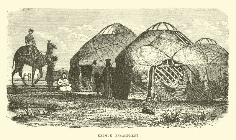 Kalmuk leir av English School