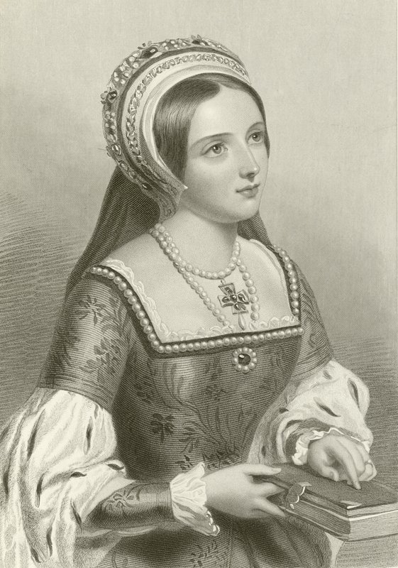 Katherine Parr, sjette kone til kong Henry VIII av English School