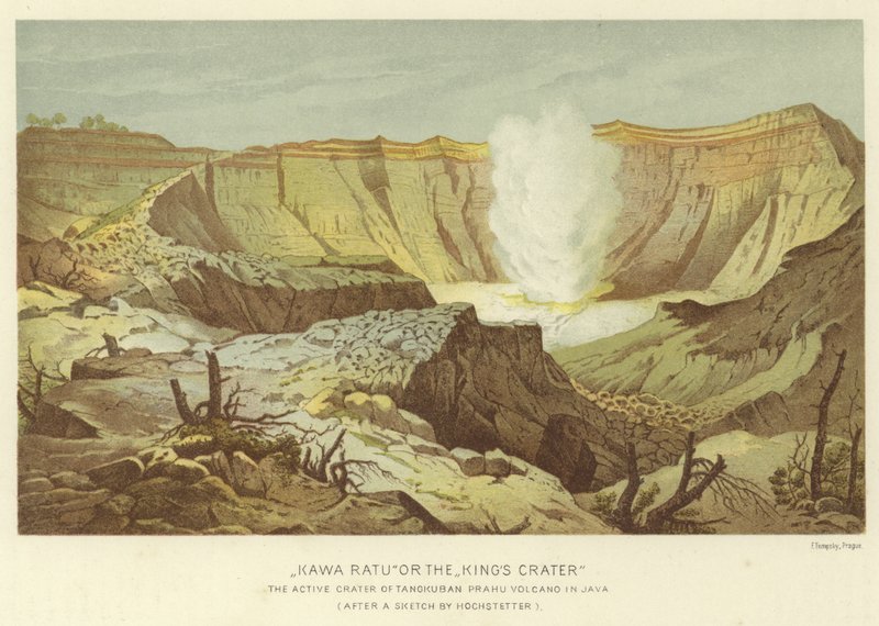 Kawah Ratu eller Kings Crater av English School