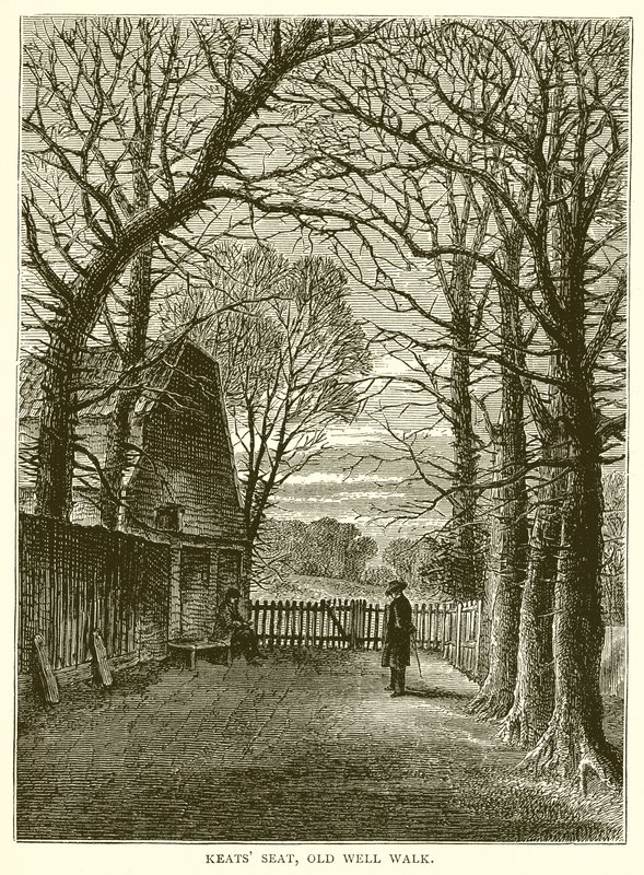 Keats Seat, Old Well walk av English School