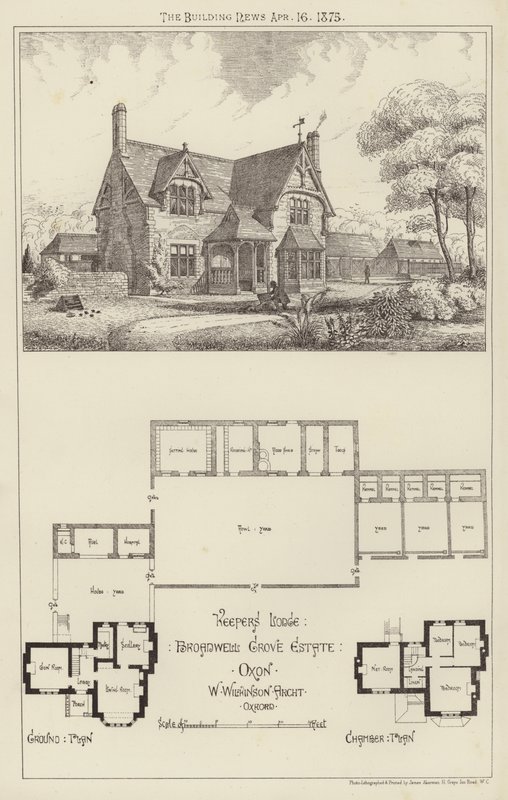 Keepers Lodge, Broadwell Grove Estate, Oxon (gravering) av English School