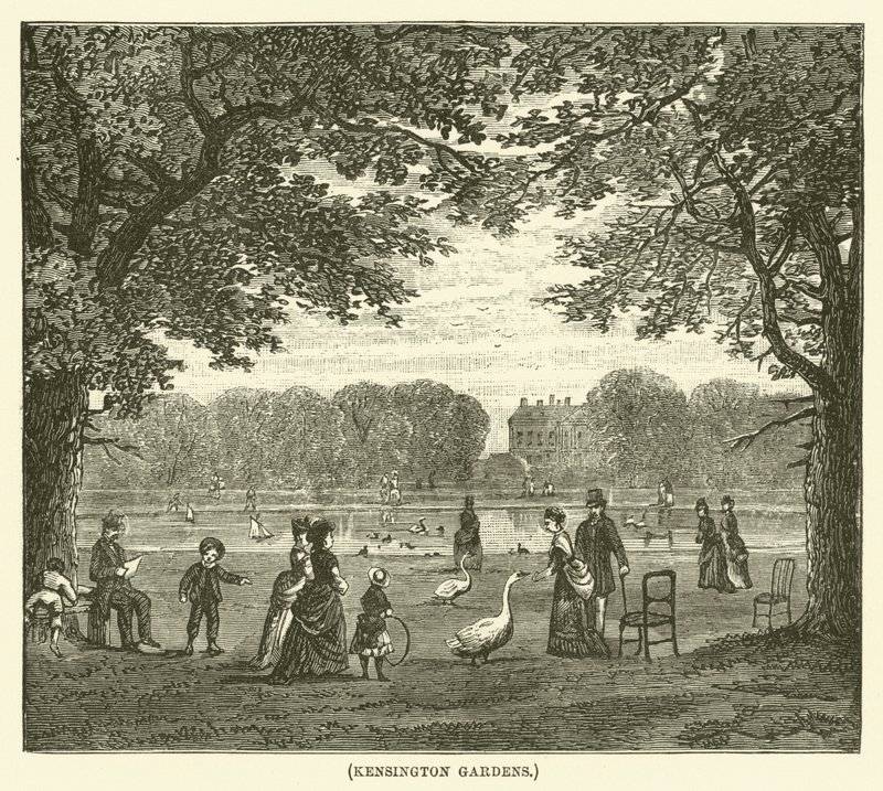 Kensington Gardens (gravering) av English School