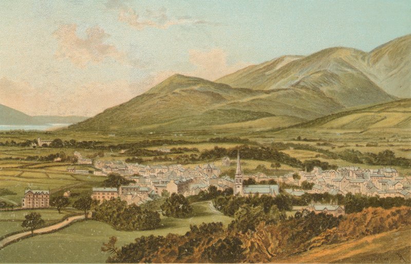 Keswick fra Castle Hill av English School