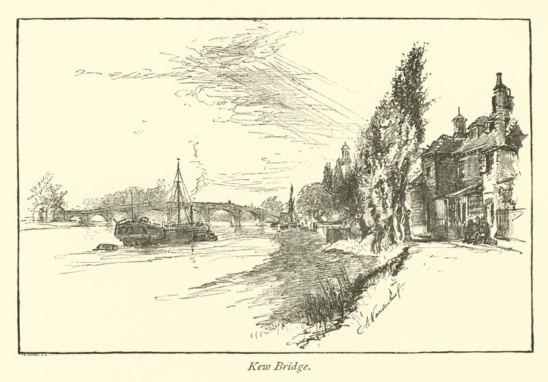Kew Bridge av English School