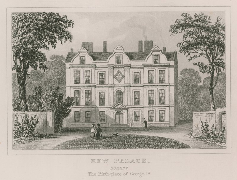 Kew Palace, Surrey - fødestedet til George IV av English School