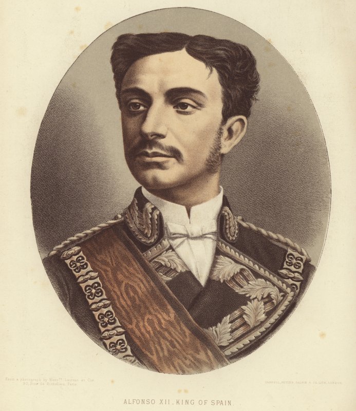 Kong Alfonso XII av Spania av English School