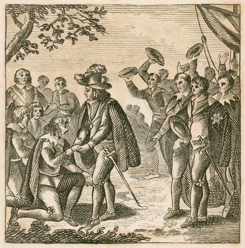 Kong Charles II og restaureringen av monarkiet av English School