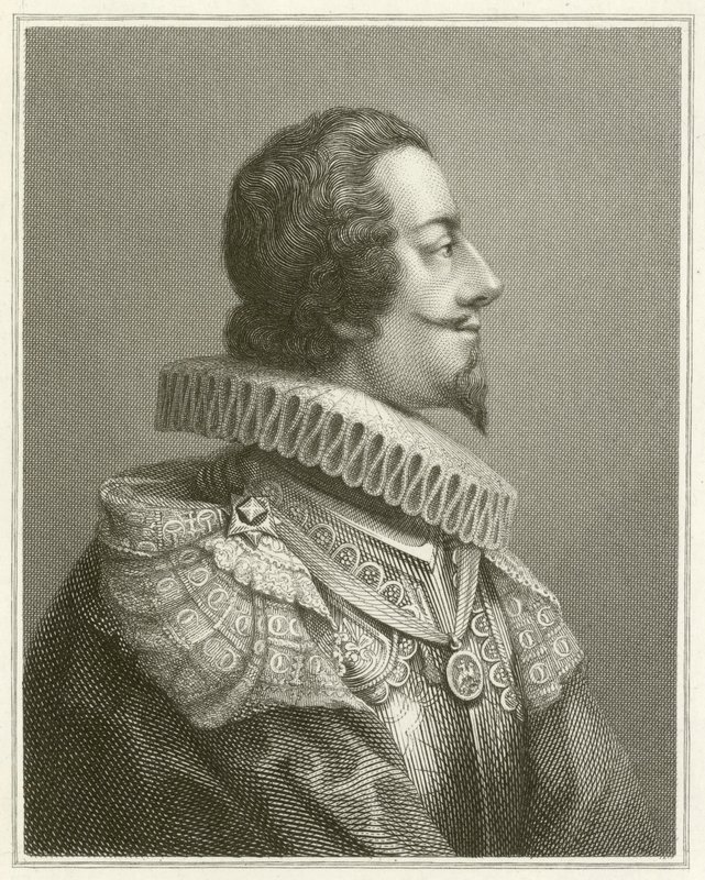 Kong Charles I (gravering) av English School